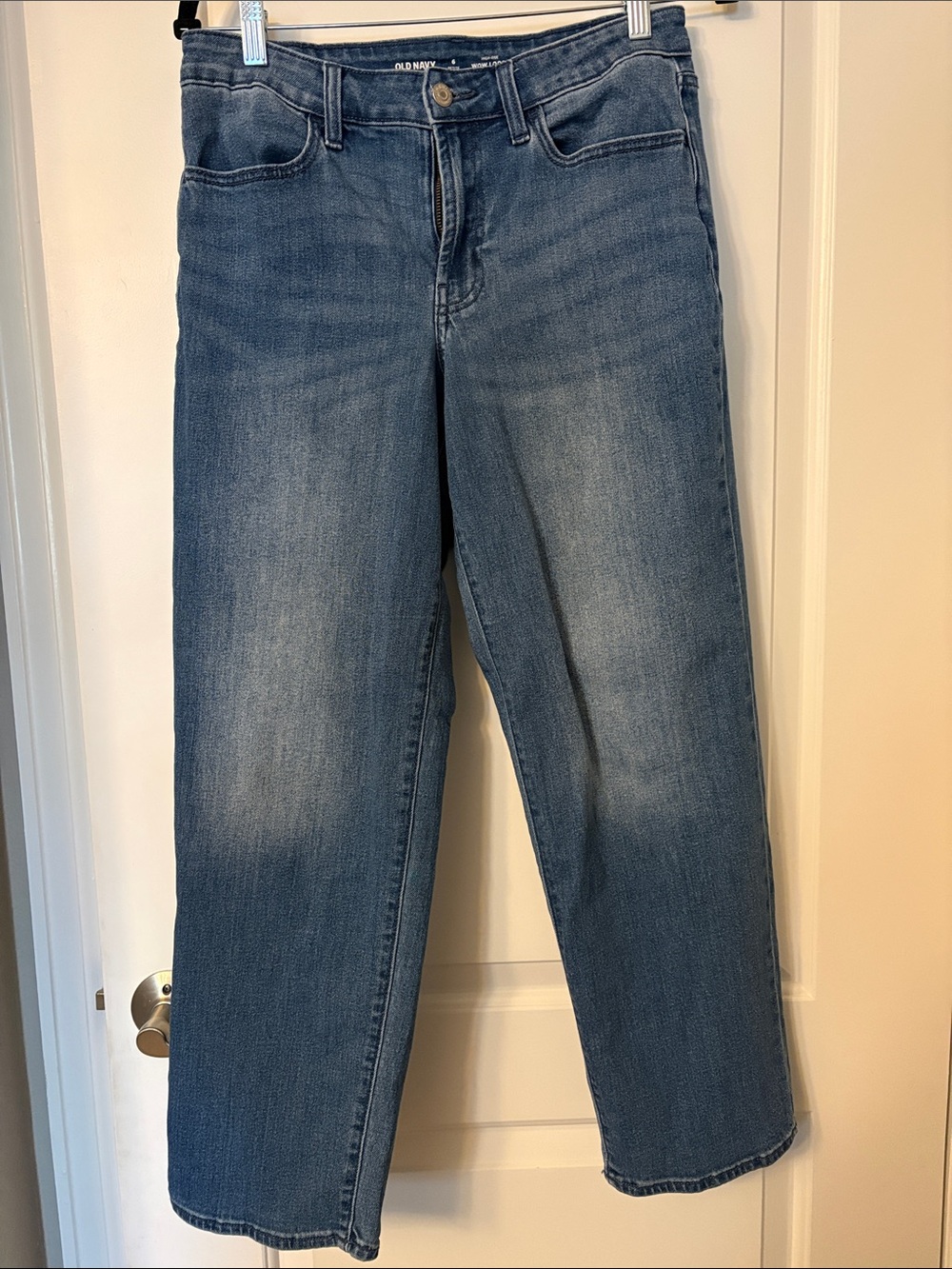 Old Navy Women’s Medium Blue high-rise WOW loose jeans